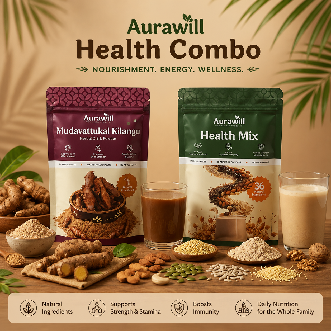 Aurawill Health Combo